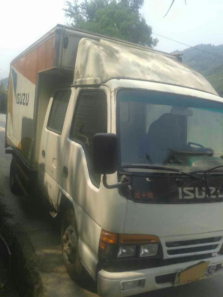 进口五十铃箱式小货车 高清图片