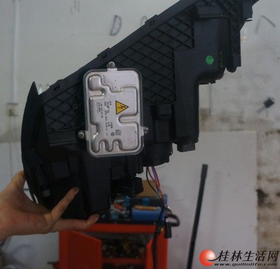 桂林改灯 善待爱车改装劳恩斯酷派升级q5高清图片