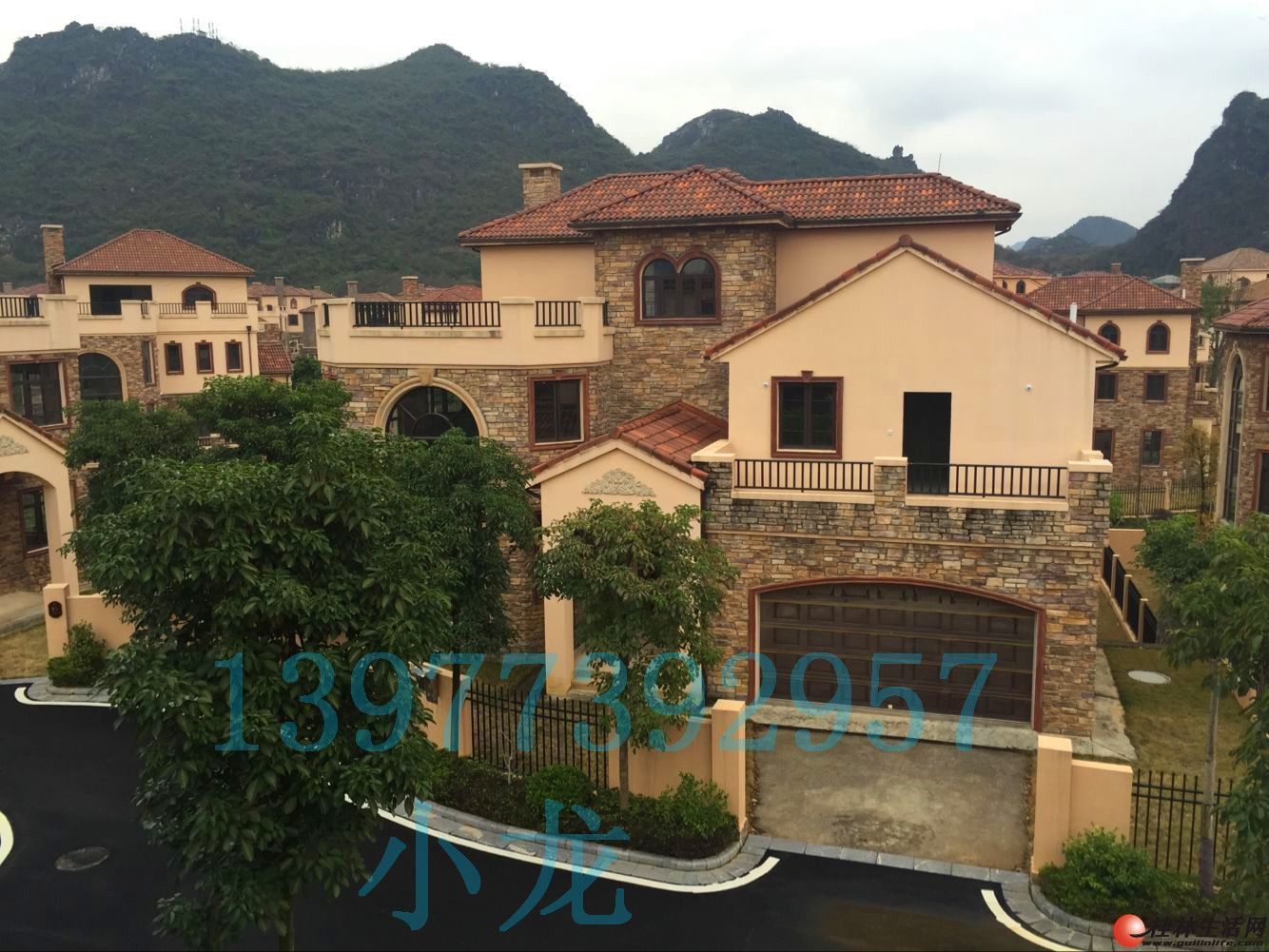 A临桂[君临山水]独栋别墅594平米毛坯大花园 