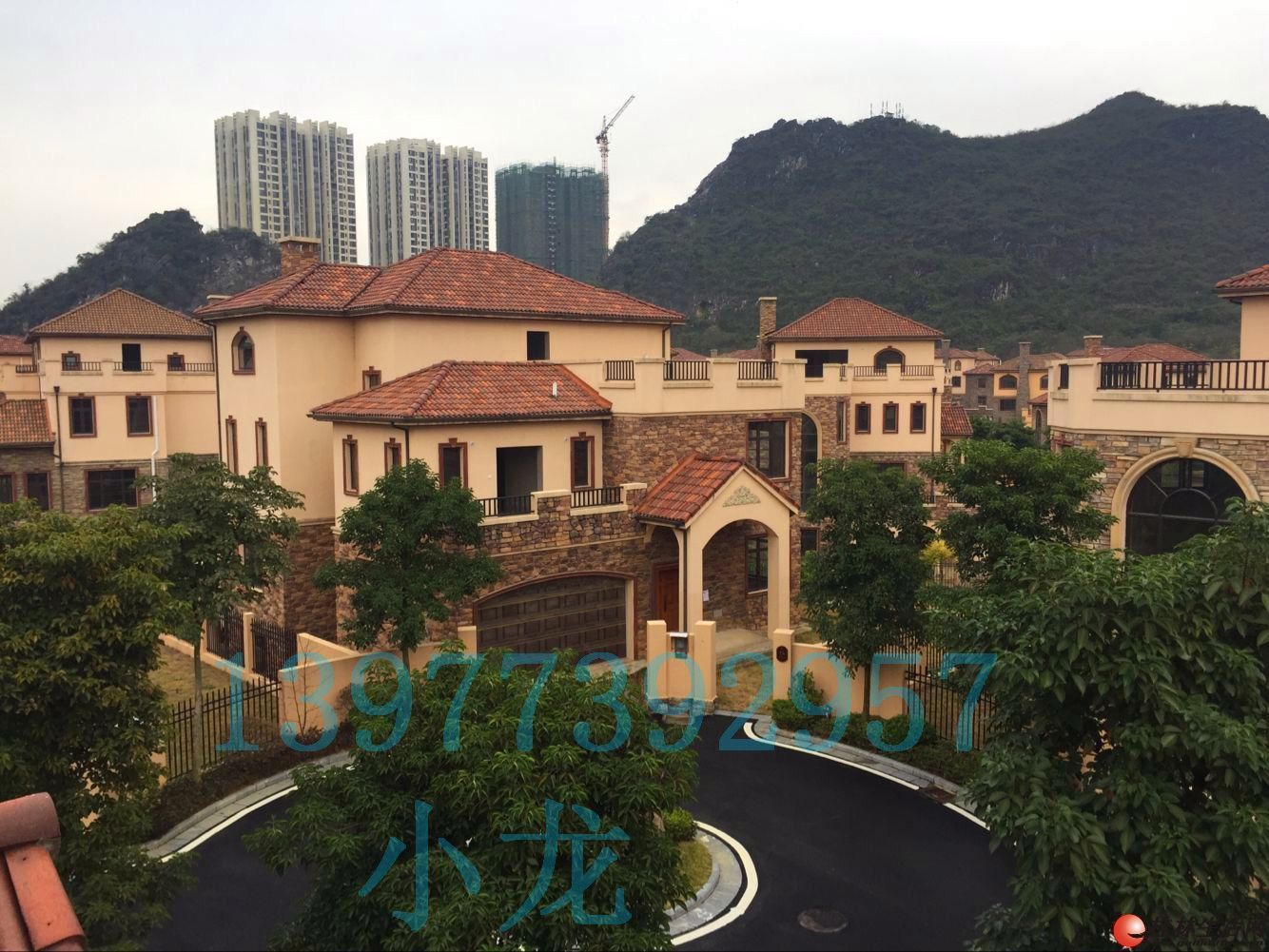 A临桂[君临山水]独栋别墅594平米毛坯大花园 