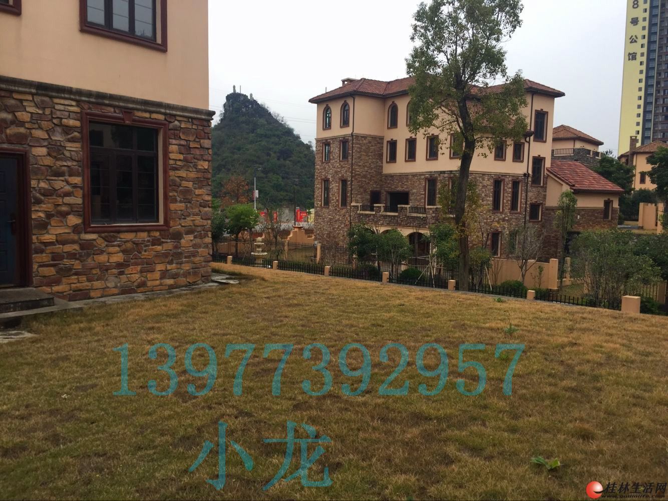 A临桂[君临山水]独栋别墅594平米毛坯大花园 