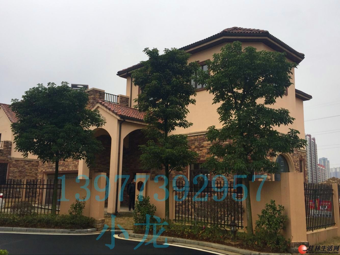 A临桂[君临山水]独栋别墅594平米毛坯大花园 