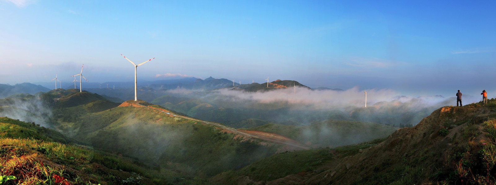 紫金山风电场.