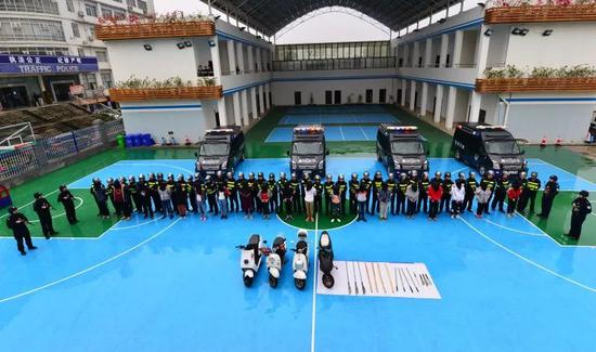 南宁2018.2.25聚众斗殴案告破 抓获20名犯罪