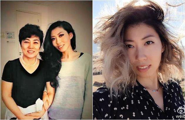曲婉婷和妈妈