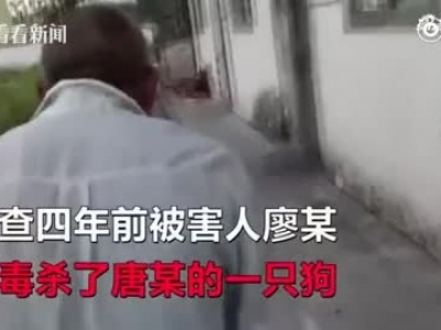 只因四年前对方毒杀自家狗狗 77岁老人残忍杀害65岁邻居