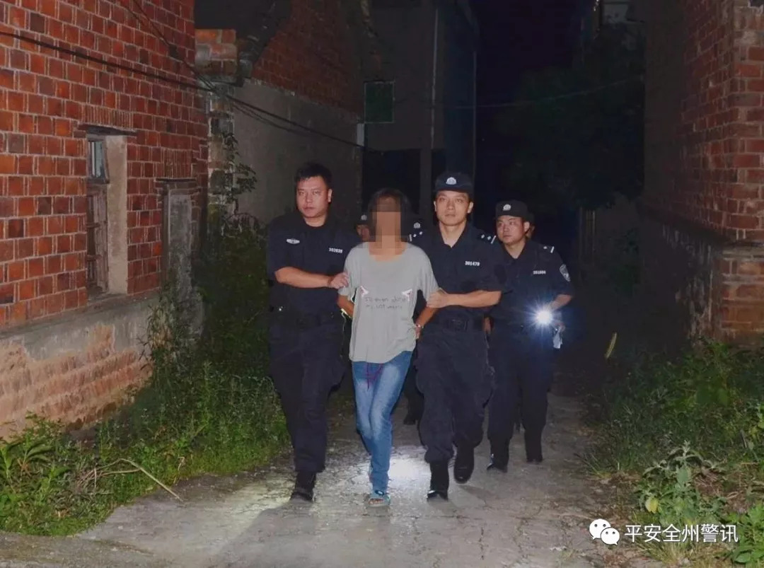 平安桂林全州公安对永岁镇涉恶团伙开展集中抓捕行动抓获涉案成员5名