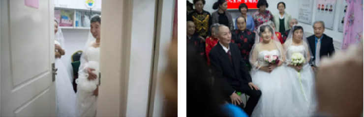 【中国那些事儿】英媒:从黑白证件照到精美婚纱照 小小结婚照折射中国社会大变迁
