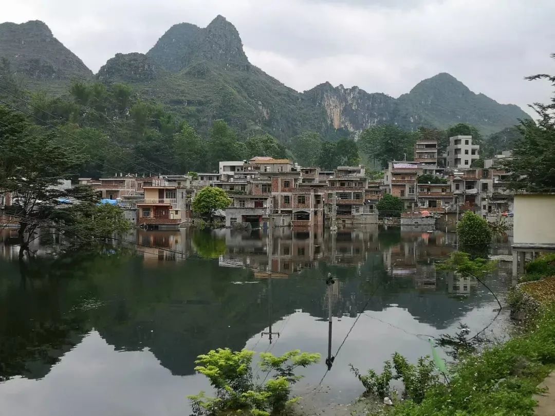 个多月,整个村庄变成"水村",据村干部统计,截至2019年7月8日,屯里42户