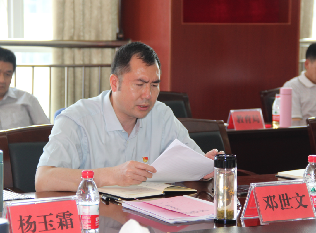 区委副书记邓世文作个人对照检查发言.