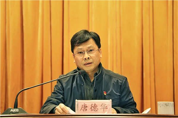 桂林市委组织部副部长唐德华讲话