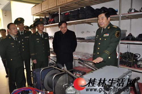 自治区考核督导组深入桂林考核督查消防工作