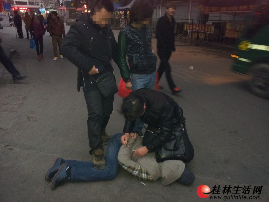 桂林警方启动"寒剑行动" 每天出动六百警力抓小偷