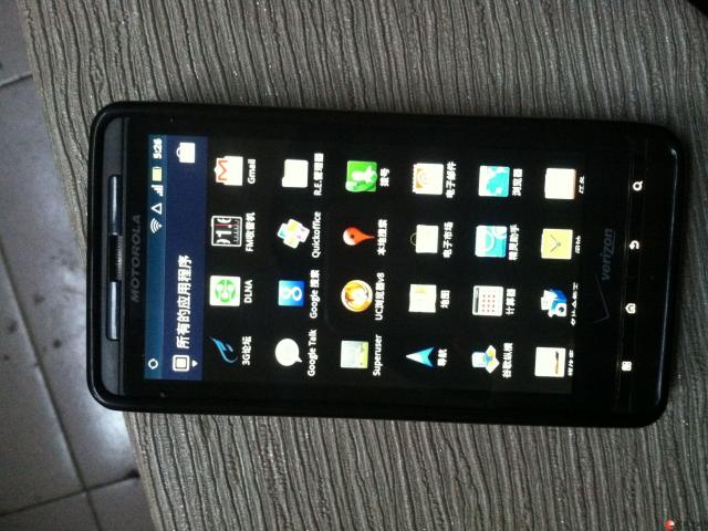 黑色摩托罗拉mb870电信写号机.