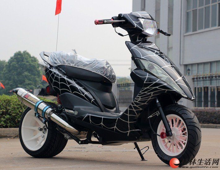 酷爱酷车行爆改鬼火宽胎150cc批发零售