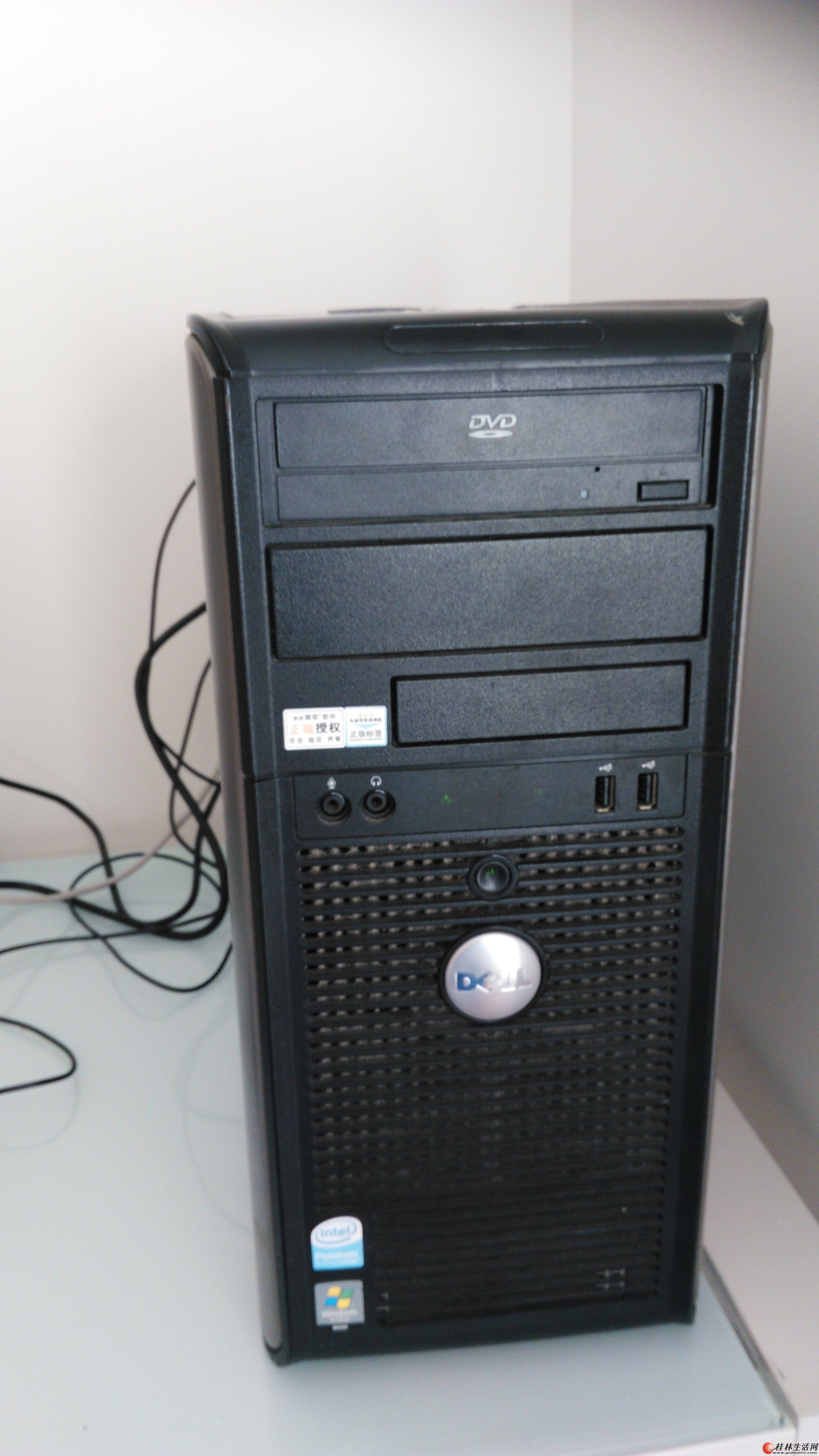 dell17寸正屏送2008年dell主机一套 - 桂林二手电脑 桂林二手台式机