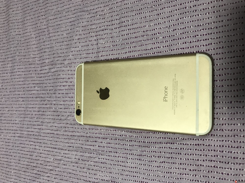 自用国行苹果616g金色八五新