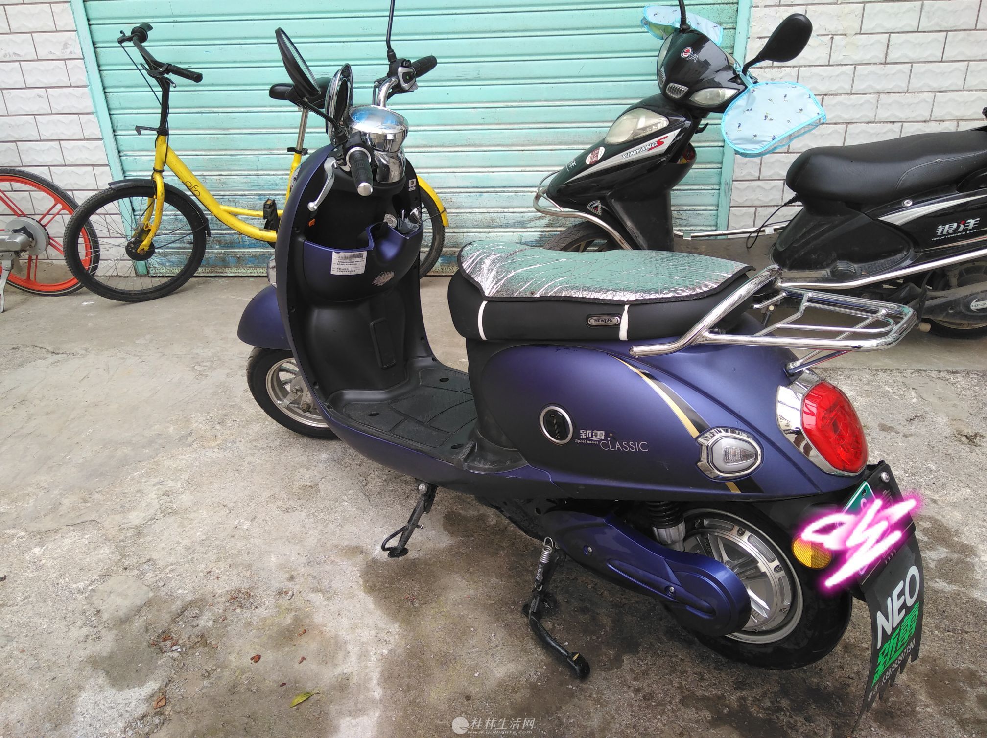 使用3个月新蕾电动车低价出售,有行驶证