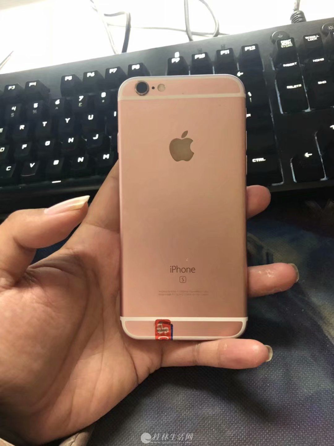 98新iphone6s玫瑰金美版全网4g